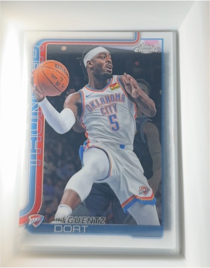 2025-26 Topps Chrome #177 Luguentz Dort — front