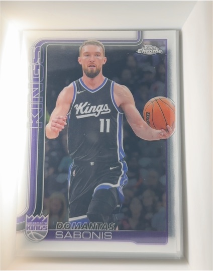 2025-26 Topps Chrome #229 Domantas Sabonis — front