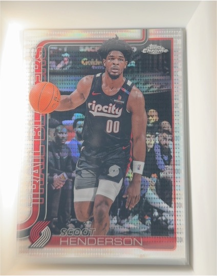 2025-26 Topps Chrome #166 Scoot Henderson — front
