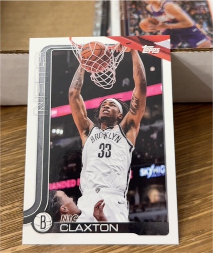 2025-26 Topps #10 Nic Claxton — front
