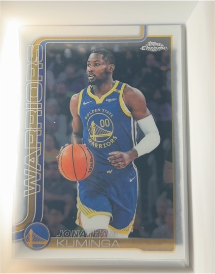 2025-26 Topps Chrome #211 Jonathan Kuminga — front