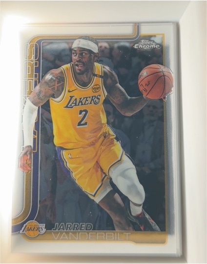 2025-26 Topps Chrome #154 Jarred Vanderbilt — front