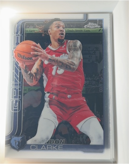 2025-26 Topps Chrome #133 Brandon Clarke — front