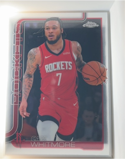 2025-26 Topps Chrome #86 Cam Whitmore — front