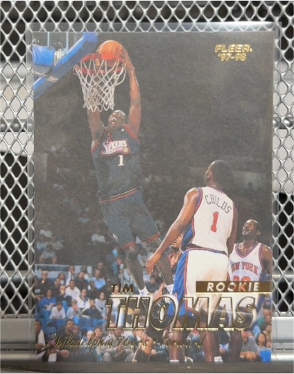 1997-98 Fleer #202 Tim Thomas — front