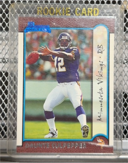1999 Bowman #166 Daunte Culpepper Rookie Minnesota Vikings — front