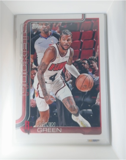 2025-26 Topps #175 Jalen Green Houston Rockets — front