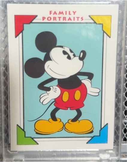 1991 Impel Disney #100 Mickey Mouse Family Portraits — front