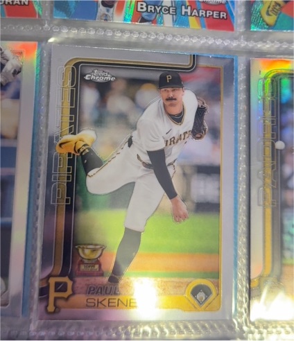 2025 Topps Chrome #300 Paul Skenes — front