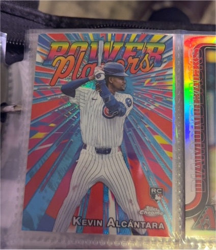 2025 Topps Chrome #PP-18 Kevin Alcantara Power Players RC — front