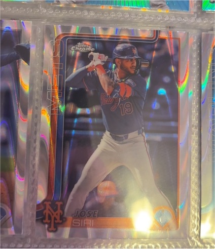 2025 Topps Chrome #195 Jose Siri — front