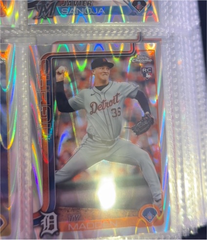2025 Topps Chrome #285 Ty Madden — front