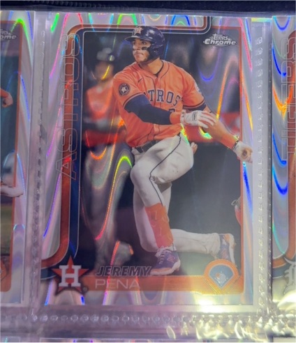2025 Topps Chrome #239 Jeremy Pena — front