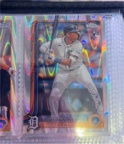 2025 Topps Chrome #RC Justyn-Henry Malloy — front