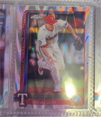 2025 Topps Chrome #24 Corey Seager — front