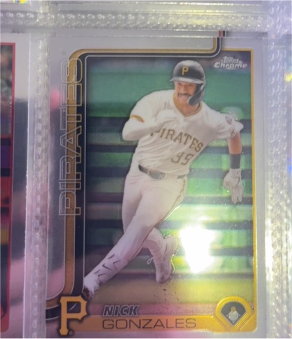 2025 Topps Chrome #222 Nick Gonzales — front