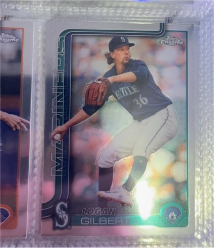 2025 Topps Chrome #11 Logan Gilbert — front