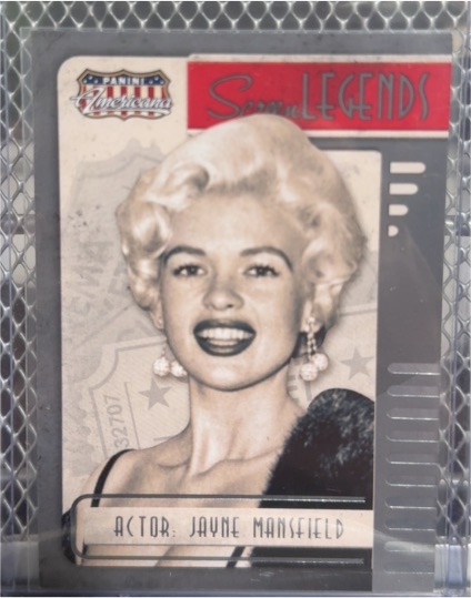 2015 Panini Americana #9 Jayne Mansfield Screen Legends — front