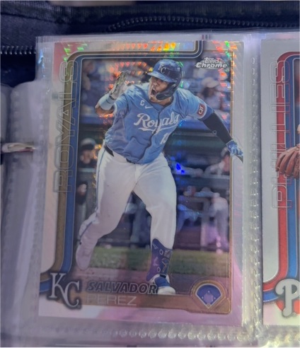 2025 Topps Chrome #114 Salvador Perez — front