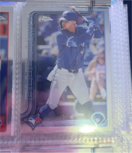 2025 Topps Chrome #70 Andrés Giménez — front