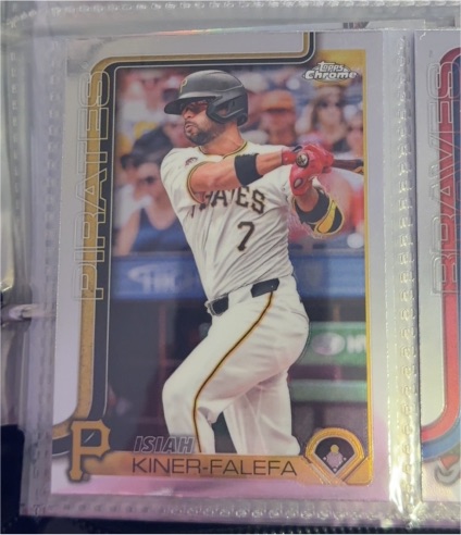 2025 Topps Chrome #42 Isiah Kiner-Falefa — front