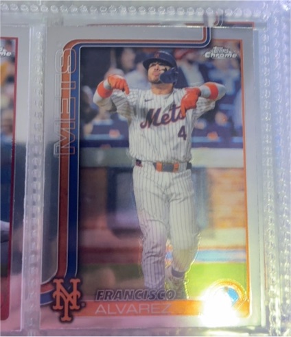 2025 Topps Chrome #207 Francisco Alvarez — front
