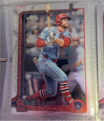 2025 Topps Chrome #233 Brendan Donovan — front