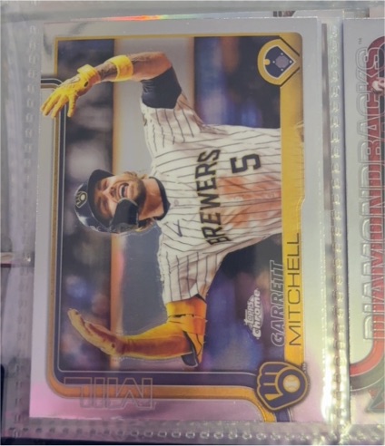2025 Topps Chrome #28 Garrett Mitchell — front