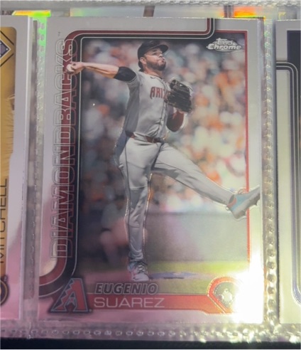 2025 Topps Chrome #48 Eugenio Suarez — front