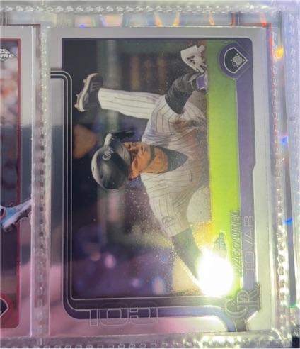 2025 Topps #343 Ezequiel Tovar — front
