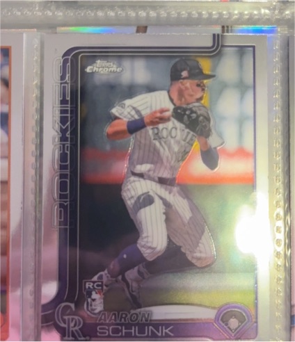 2025 Topps Chrome #238 Aaron Schunk — front