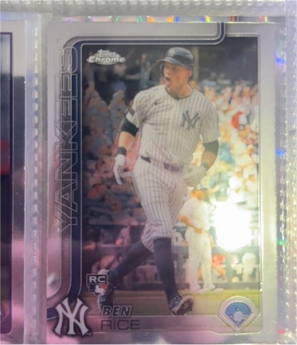 2025 Topps Chrome #139 Ben Rice — front