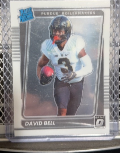 2022 Panini Chronicles Draft Picks Donruss Optic Rated Rookie #22 David Bell — front