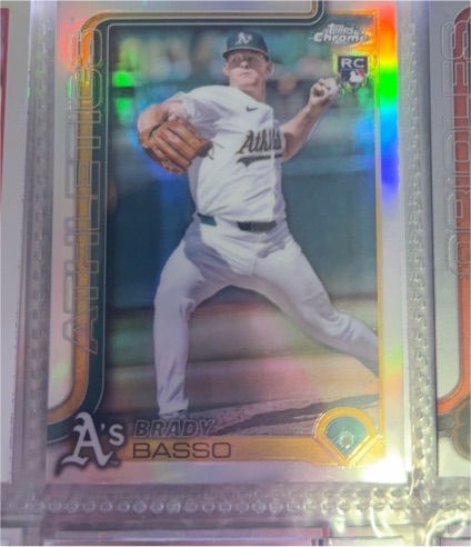 2025 Topps Chrome #205 Brady Basso — front