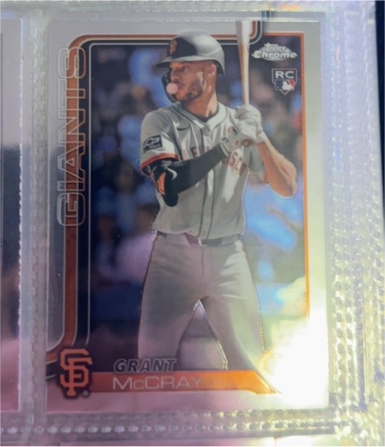 2025 Topps Chrome #116 Grant McCray — front