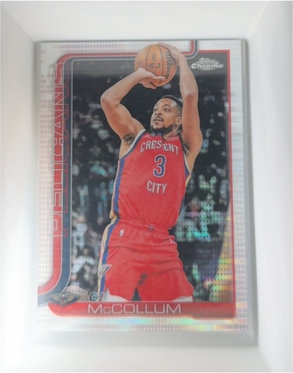 2025-26 Topps Chrome #136 CJ McCollum — front