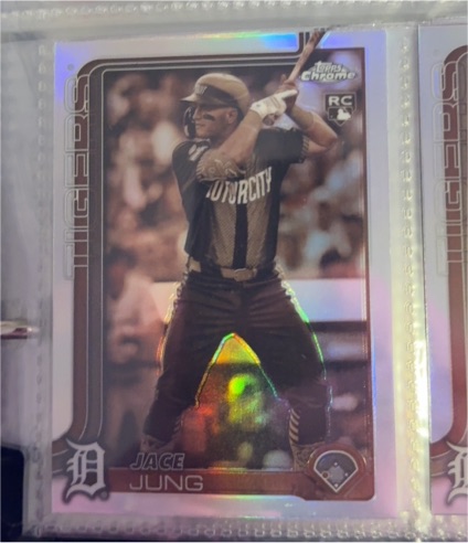 2025 Topps Chrome #225 Jace Jung — front
