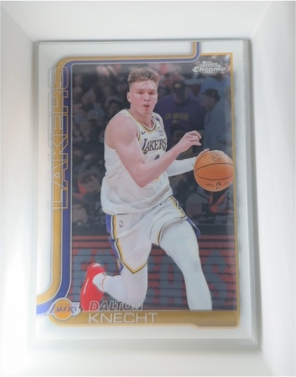 2025-26 Topps Chrome #130 Dalton Knecht — front