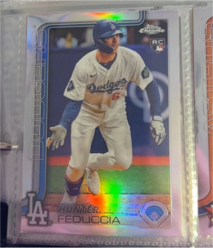 2025 Topps Chrome #288 Hunter Feduccia — front