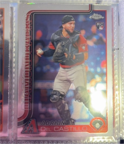 2025 Topps Chrome #240 Adrian Del Castillo — front