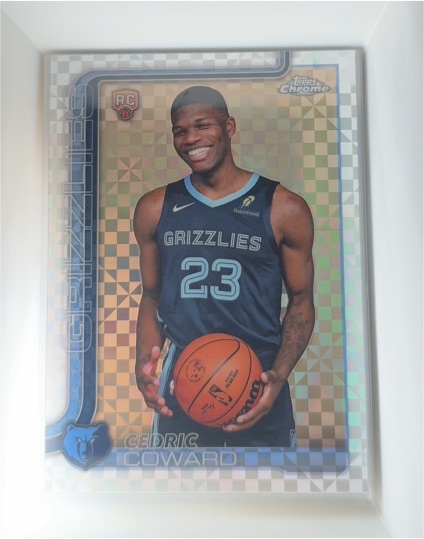 2025-26 Topps Chrome #261 Cedric Coward — front