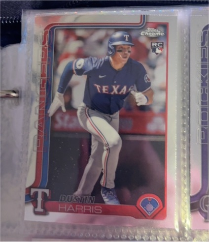 2025 Topps Chrome #131 Dustin Harris — front