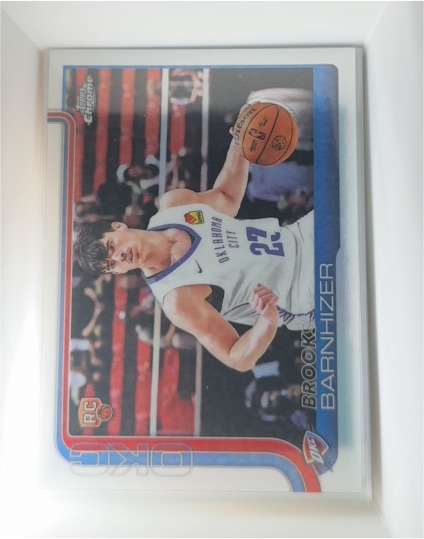 2025-26 Topps Chrome #295 Brooks Barnhizer — front