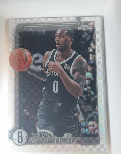 2025-26 Topps Chrome #91 Dariq Whitehead — front