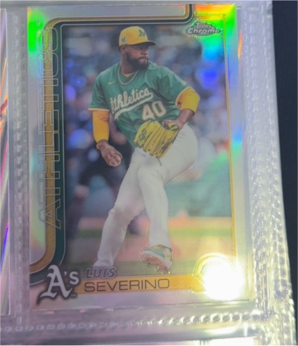 2025 Topps Chrome #241 Luis Severino — front