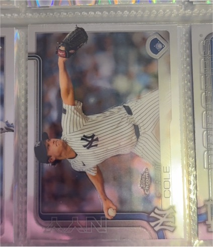 2025 Topps Chrome #110 Gerrit Cole — front