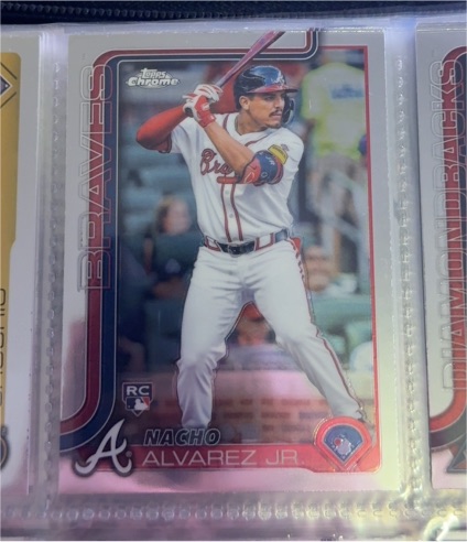 2025 Topps Chrome #75 Nacho Alvarez Jr. — front