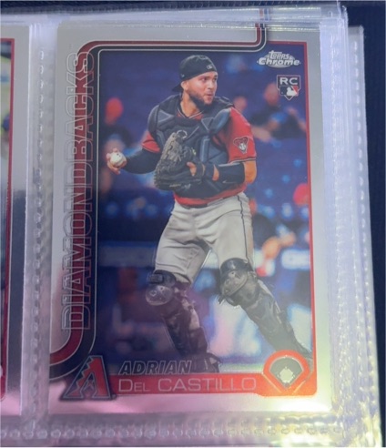 2025 Topps Chrome #240 Adrian Del Castillo — front