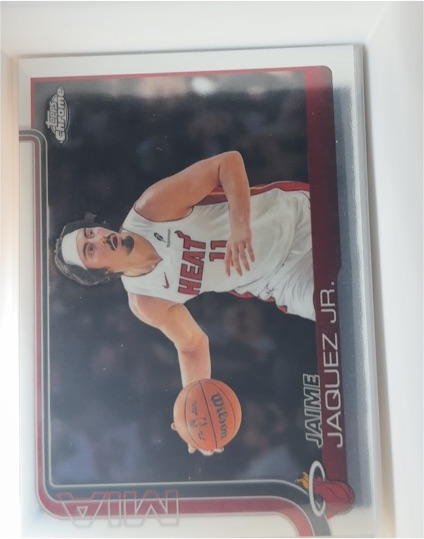 2025-26 Topps Chrome #161 Jaime Jaquez Jr. — front