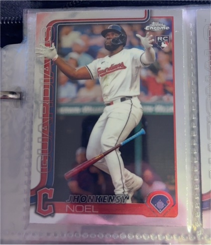 2025 Topps Chrome #291 Jhonkensy Noel — front